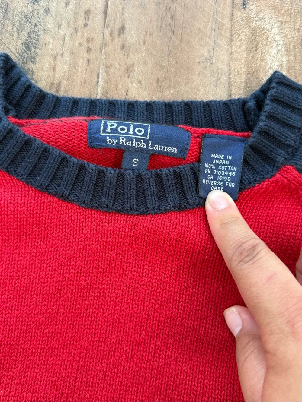 Polo Ralph Lauren Kids Colorblock Cotton Knit Sweater Size Small